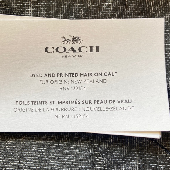 Coach Calf Hair Page Crossbody EUC - Picture 5 of 12